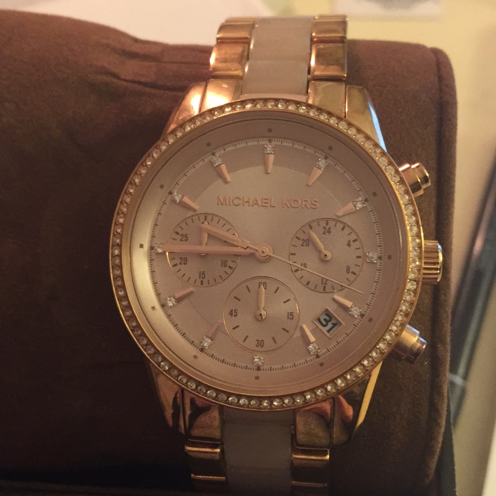 Michael Kors rose gold watch MK6307